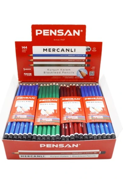 Pensan Hb Mercanlı Kurşun Kalem 144 Adet ürün görseli 1