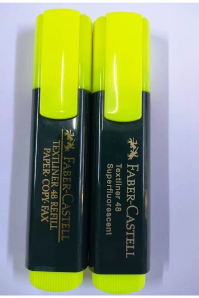 Faber Castell Fosforlu Işaretleme Kalemi-faber-castell 2 Adet-sarı ürün görseli 1