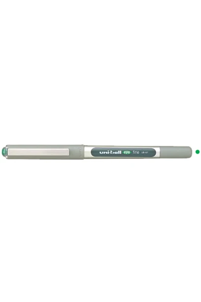 UNİ-BALL Uni-ball Roller Kalem ( 12 Adet) Eye Fine Bilye Uç 0.7 Mm Yeşil Ub-157 ) ürün görseli 1