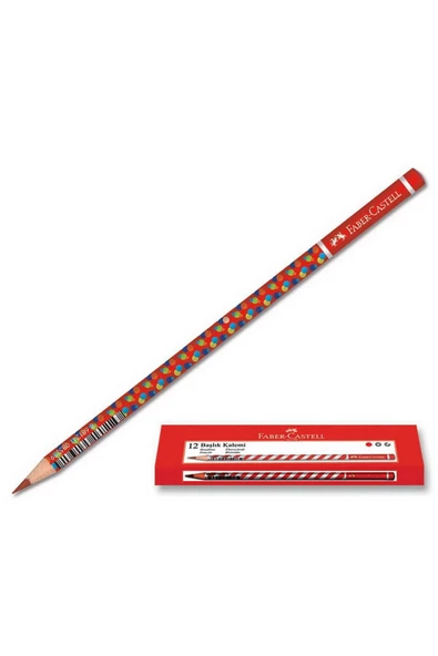 Faber Castell Kırmızı Renkli Kurşun Kalem ürün görseli 1