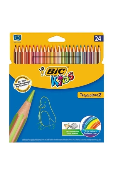 Bic Bıc 9375182 kuru Boya Tropıcolors 2 24 lü Uzun ürün görseli 1