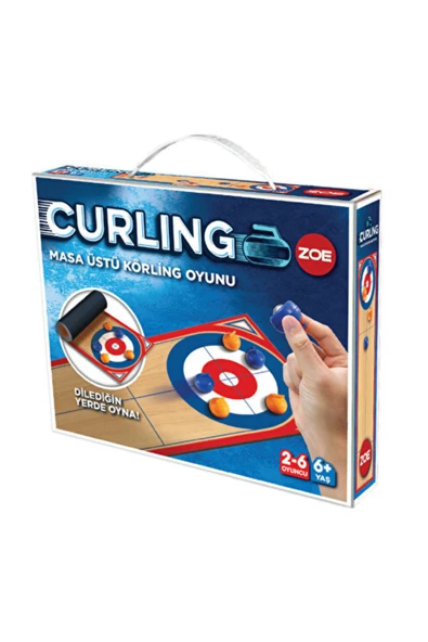 Zoe Curling-masa Üstü Körling Oyunu Curling Game ( Flaş Indirim ) ( Kutu Oyunu ) ürün görseli 1