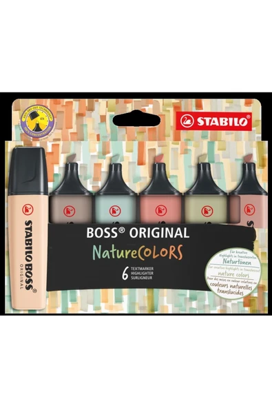 Stabilo Boss Nature Colors 6 Renk Işaretleme Kalemi 70 6 2 2 ürün görseli 1