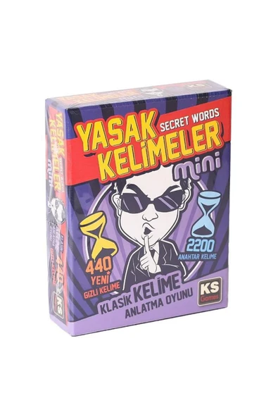 Ks Games Yasak Kelimeler Mini Anlatma Kutu Oyunu 440 Yeni Gizli Kelime 25115 ürün görseli 1