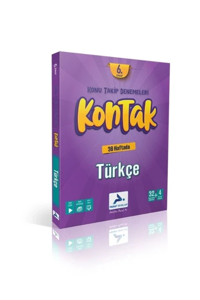 paraf yayınları Paraf 6. Sınıf Türkçe Kontak Konu Takip Denemeleri 2026 maarif sistem ürün görseli 1