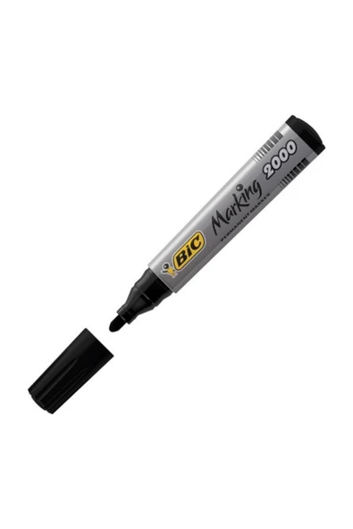 Bic Marking 2000 Yuvarlak Uçlu Siyah Permanent Marker ürün görseli 1