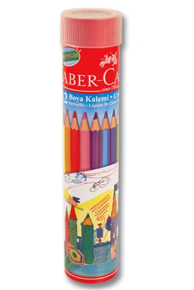 Faber Castell Metal Tüp Boya Kalemi 12li ürün görseli 1