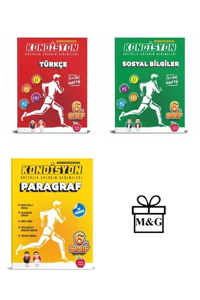 Newton Yayınları 6.SINIF KONDİSYON + TÜRKÇE VE SOSYAL BİLGİLER DENEMESİ 37 HAFTA, PARAGRAF DENEMESİ 30 HAFTA ürün görseli 1