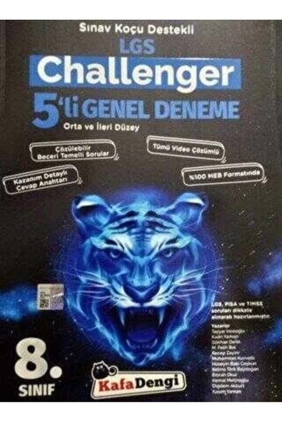 Kafa Dengi Yayınları 8.sınıf Deneme Lgs 5li Challenger ürün görseli 1