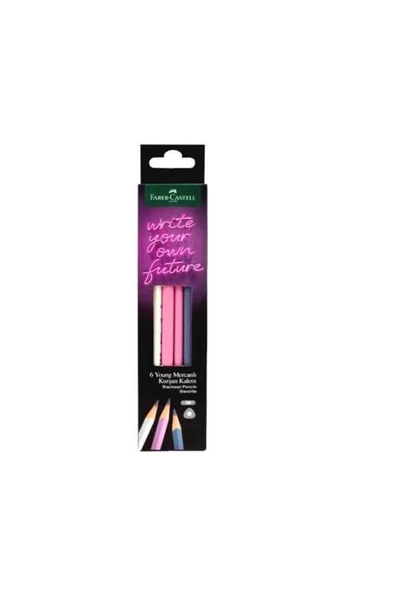 Faber Castell Faber Young Hb Mercanlı Üçgen Kurşun Kalem 6 Lı 52440000360 ürün görseli 1