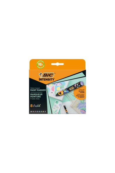 Bic Intensity Paint Marker 8'li Pastel - Resim 2