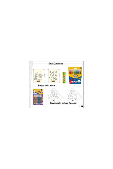 Bic Kids Yeni Yıl Seti - 22 Parça - Resim 2