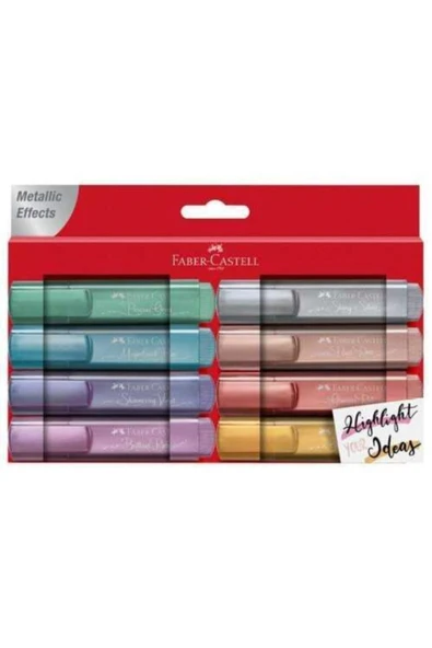 Faber Castell Faber-castel 46 Fosforlu Kalem 8 Renk Karton ürün görseli 1