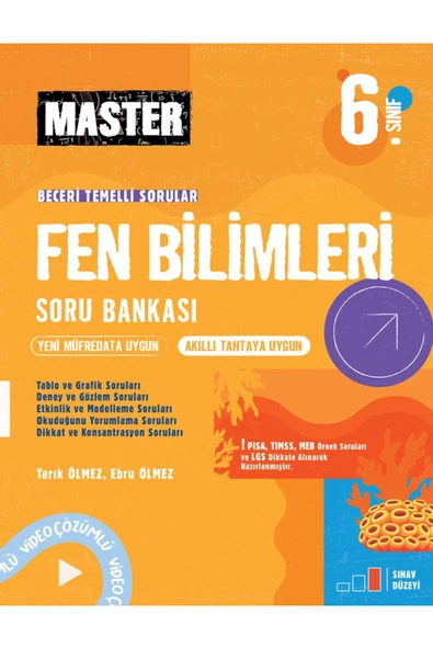 Okyanus Yayıncılık 6. SINIF MASTER FEN BİLİMLERİ MAARİF MODEL 2026 ürün görseli 1