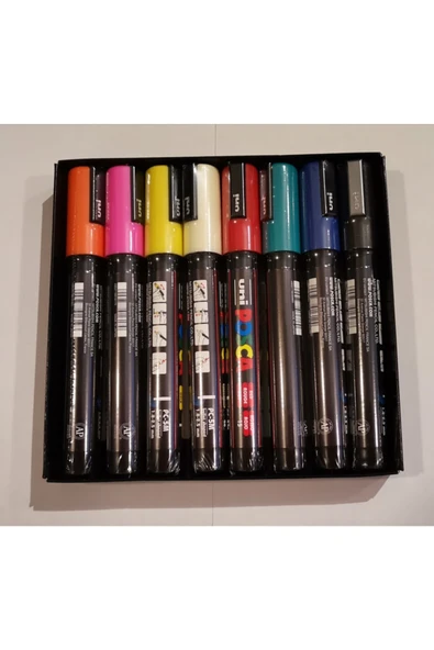 POSCA Unı Pc-5m 8'li Set ürün görseli 1