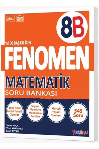 Fenomen Yayıncılık Fenomen Okul 2024 8. Sınıf Matematik Soru Bankası B İleri Düzey ürün görseli 1