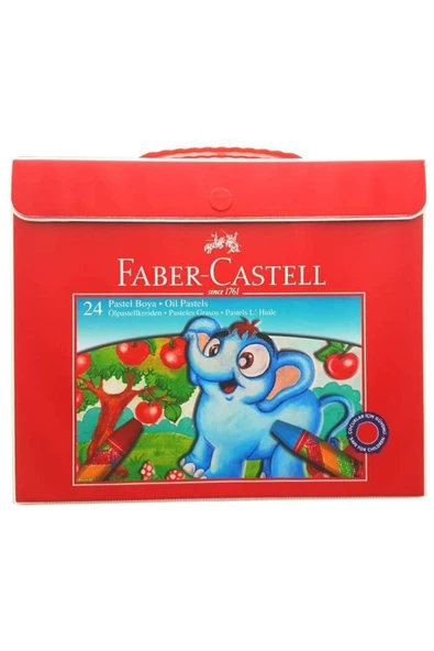 Faber Castell Pastel Boya Seti Red Line 24lü N5281125124 Çantalı ürün görseli 1