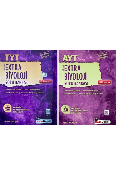 Kafa Dengi Yayınları Kafa Dengi TYT - AYT Extra Biyoloji Soru Bankası ürün görseli 1