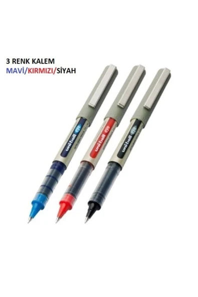 UNİ-BALL Roller Kalem Eye Micro Bilye Uç 0.7mm Mavi/siyah/kırmızı ürün görseli 1