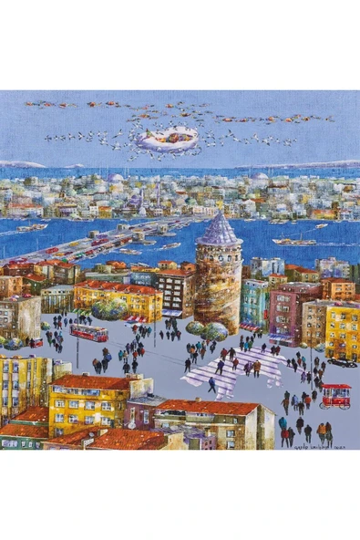 Ks Puzzle 20072 PUZZLE 500 İCONİC GALATA - Resim 2