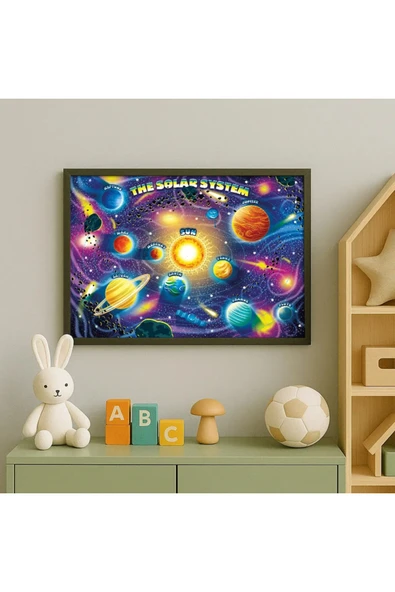 Ks Puzzle Ks Jp 31014 Planet Sof Solar System Jumbo Puzzle 50 Prç ürün görseli 1