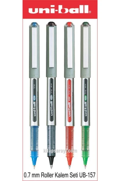 UNİ-BALL Uniball Eye Fine 0.7 mm Roller Kalem Seti 4 Adet Ub-157 ürün görseli 1