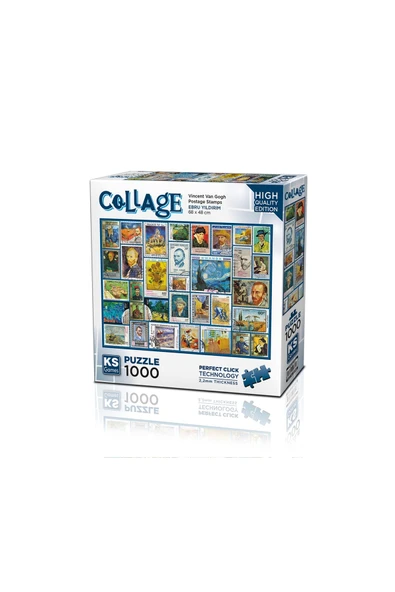 Ks Games Pullar Postage Stamps 1000 Parça Puzzle ürün görseli 1