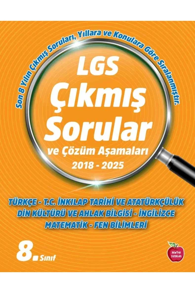 Newton Yayınları Lgs Tüm Dersler Çıkmış Sorular 2018 - 2025 ürün görseli 1