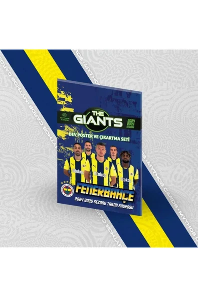 Fenerbahçe The Giants Dev Poster Ve Çıkartma Seti 2025/26 ürün görseli 1