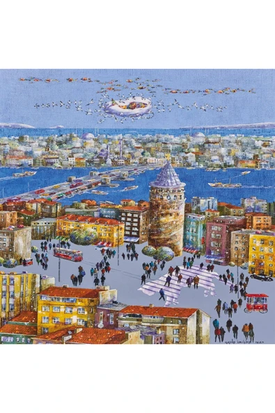 Ks Puzzle 20072 PUZZLE 500 İCONİC GALATA - Resim 2