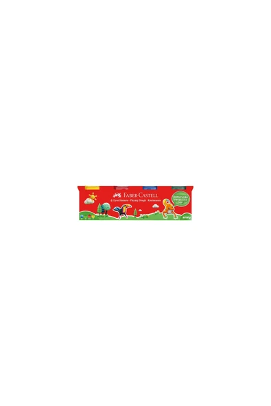 Faber Castell 4 Renk Klasik Renk Oyun Hamuru ürün görseli 1