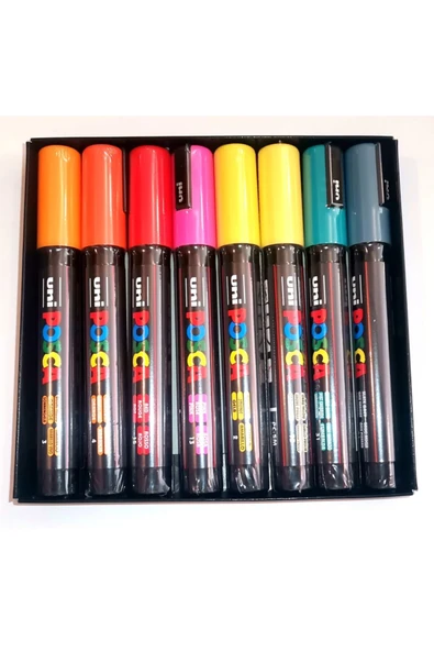 POSCA Unı Pc-5m 8'li Set ürün görseli 1