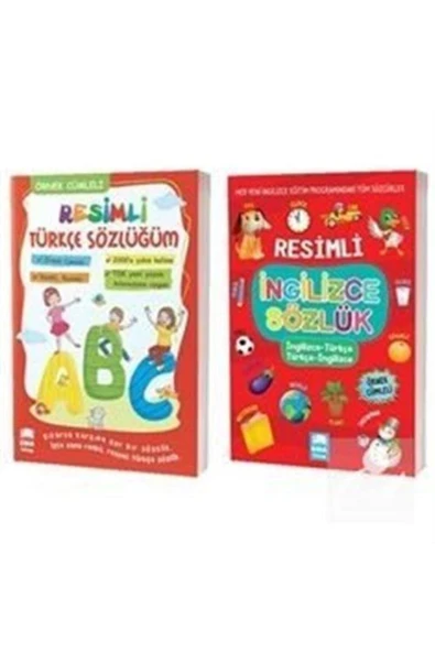 Ema Kitap Resimli Örnek Cümleli İngilizce Sözlük ve Türkçe Sözlük - 2 Kitap Set TDK Uyumlu ürün görseli 1