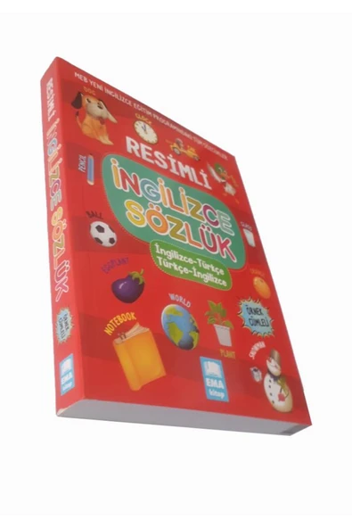 Ema Kitap Resimli İngilizce Sözlük Ema İngilizce Türkçe Renkli Sözlük 14x19 cm 1 Adet 2,3,4 Sınıf ürün görseli 1