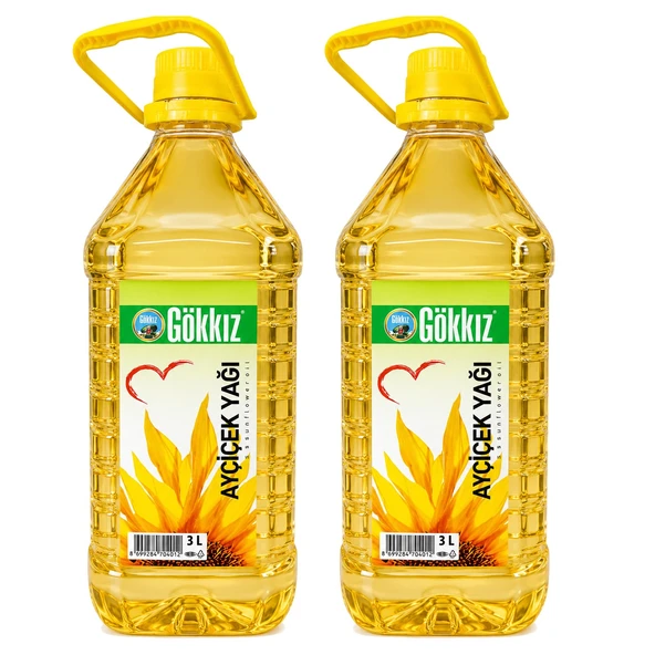 Gökkız Ayçiçek Yağı 3 lt Pet 2 li ürün görseli 1