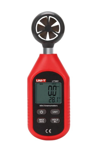 Unit UT363 Mini Rüzgar Hızı Ölçer Anemometre ürün görseli 1