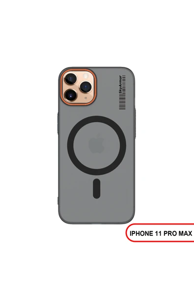 iPhone 11 Pro Max Magsafe Uyumlu Mat Sert KLEİN Kılıf - Resim 9