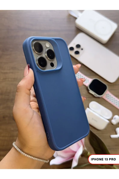 iPhone 13 Pro Uyumlu Kamera Korumalı Darbeye Dayanıklı Renk Atmayan Keep Silikon Kılıf ürün görseli 1