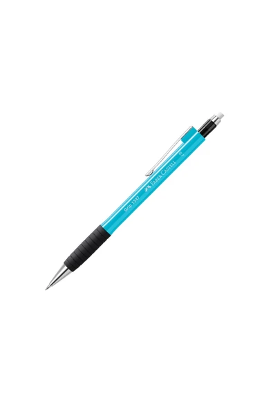 Faber Castell 1345/47 Versatil Kalem, 0.7 mm, Pastel Mavi, Ergonomik Tutuş, Yaylı Uç, Uzun Silgi ürün görseli 1
