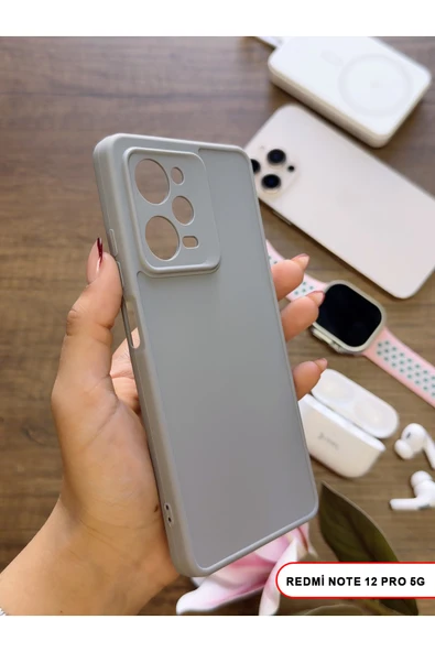 Redmi Note 12 Pro 5G Uyumlu Kamera Korumalı Darbeye Dayanıklı Renk Atmayan Keep Silikon Kılıf ürün görseli 1
