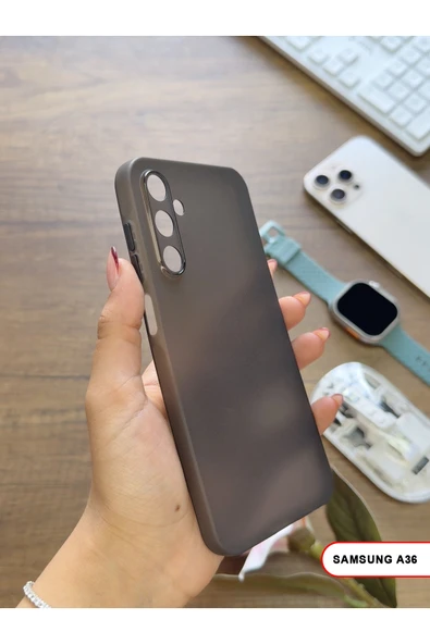 Samsung Galaxy A36 Uyumlu Süper İnce Mat Ultra Thin Silikon Kılıf ürün görseli 1