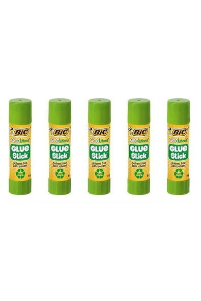 Bic Eco Glue Stick Yapıştırıcı 8 Gr 5 Li Paket ürün görseli 1