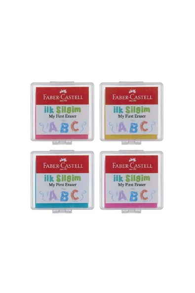 Faber Castell Faber Silgi İlk Silgim Renkli Kutulu 5130127322000 ürün görseli 1