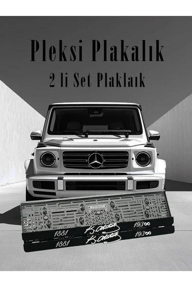 Atatürk Pleksi Plakalık - Resim 2