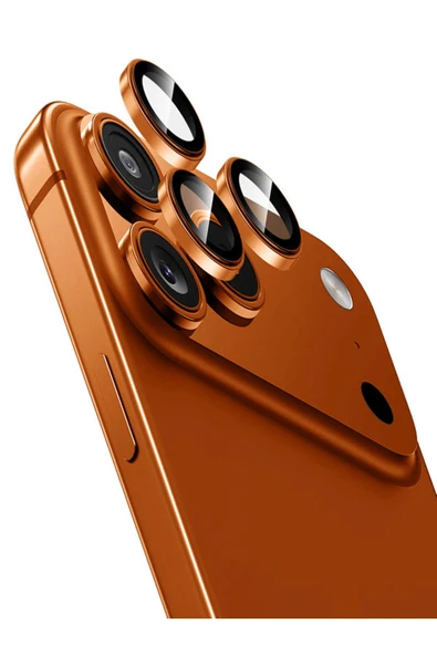 iPhone 17 Pro / 17 Pro Max Uyumlu Safir Lens Çizilmez Dayanıklı Kamera Koruyucu ürün görseli 1