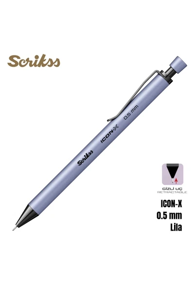 Scrikss Versatil Kalem Icon-X 0.5mm Lila ürün görseli 1