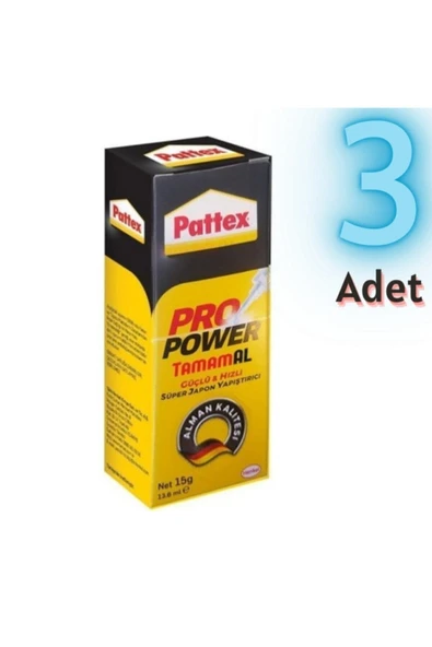 Pattex Yapıştırıcı Japon Pro Power 15 gr - 3 Adet ürün görseli 1