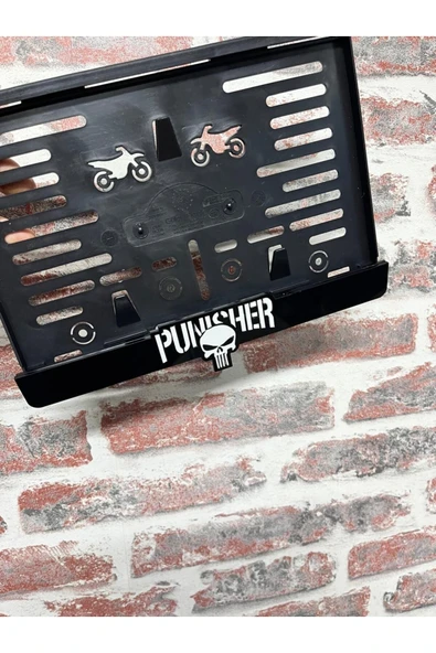 Punisher Motor Plakalık - Resim 2