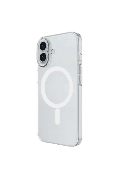 IPHONE 16 PLUS Şeffaf Magsafe Kılıf MTL SAFE - Resim 4