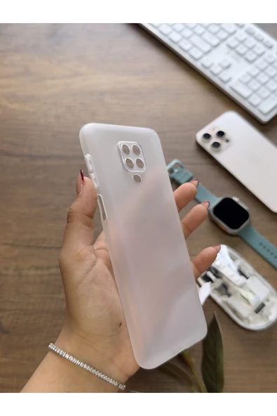 Redmi Note 9 Uyumlu Süper İnce Mat Ultra Thin Silikon Kılıf ürün görseli 1